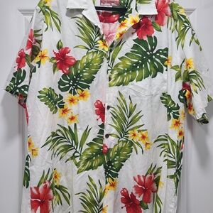 Vibrant Floral Men's Hawaiian Shirt